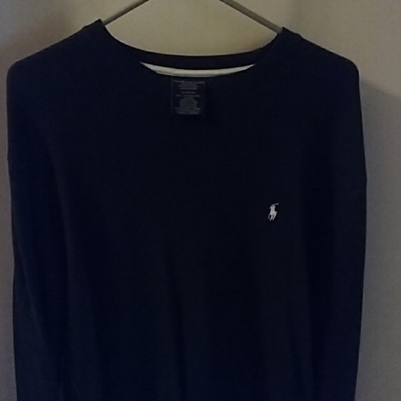 Dark blue longsleeved Polo Ralph Lauren sleepwear - Picture 2 of 4